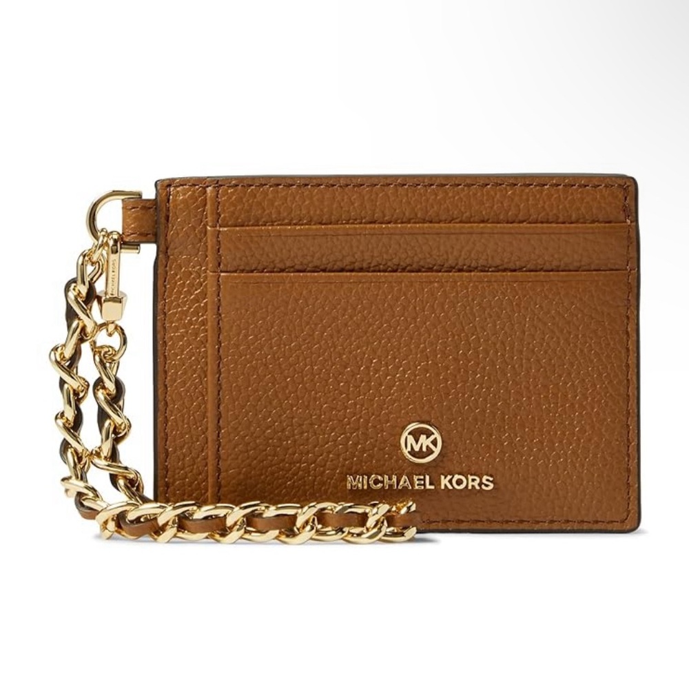 NWT Michael Kors Jet Set Charm Smail ID Chain Card Holder